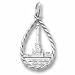 Water Tower, Chicago Charm in Sterling Silver title=
