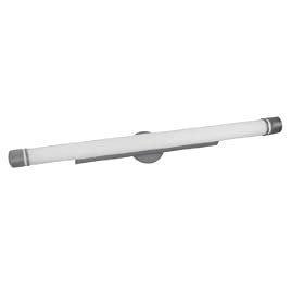 American Fluorescent ARV124SNMVT Aria 24-Watt Multi-Volt Vanity, Satin Nickel with Matte White Acrylic Diffuser
