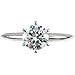 GIA Certified Round Brilliant Cut Diamond Platinum Solitaire Engagement Ring (1/2 Ct. H Color, VS2 Clarity)