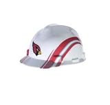 MSA 454-818384 Standard V-Gard Hard Capw-Arizona Cardinal Logo