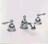 2 Handle Lever Widespread Lavatory Faucet Polished Chrome