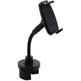 Arkon Sm523-G Cup Holder Mount With Flexible Gooseneck Shaft & Arkon(R) Slim-Grip(Tm) Universal Cellular Phone Holder (12 Volt-Car Stereo Access / Mounts)