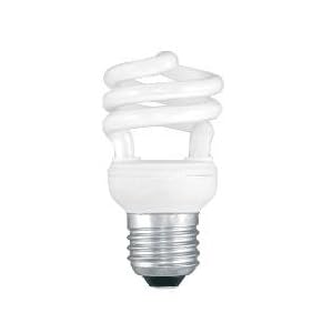 Sunlite 643 11 Watts T2 Super Mini Spiral Medium(E26)Base SMS11 65K SU by SunLite
