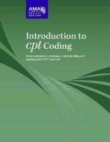 Introduction to CPT Coding: Basic Principles to Learning, Understanding, and Applying the CPT Code Set