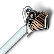 NCAA Purdue Boilermakers - Drapery/Curtain Finials Rod Set