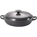 Le Creuset Cast Iron Shallow Casserole, Granite, 30 cm