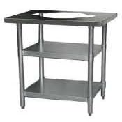 Eagle Group T3424RCB Rice Cooker Table w/ Steel Legs/Undershelf