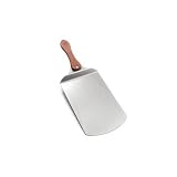 Outset QZ10 Stainless-Steel Pizza Peel with Rosewood Handle