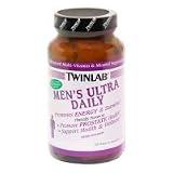TwinLab Men's Ultra Daily Advanced Multi-Vitamin and Mineral Capsules, 120-Count Bottles (Pack of 2)