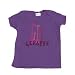 Multicolor Giraffe Design Girl's Infant T-Shirt (Purple) - 12 Months