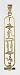 Egyptian Cartouche Pendant with BROTHER in Ancient Egyptian Hieroglyphics - Open Style- in Gold, Sterling Silver or Sterling Silver with Gold Symbols