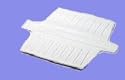 Rubbermaid 1297ARWHT WHT Twin Sink Divider Mat - White - Case of 6