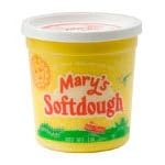 Mary's Softdough Natural Playdough - Yellow - 18 oz. by