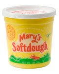 Childrens Toyshop  Toys : Mary's Softdough Natural Playdough - Yellow - 18 oz.