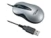 Fujitsu Siemens Mini Optical Mouse - Mouse - optical - 3 button(s) - wired - USB - matt silver - retail