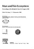 Man and his ecosystem : proceedings of the 8th World Clean Air Congress 1989 held at The Hague 11-15 September 1989