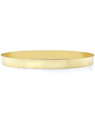 14K Gold Flat Bangle Bracelet, 8mm (5/16") [Jewelry]