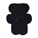 Flat Out Bear Licorice Black 100% Australian Sheepskin Teddy Bear