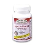 Korean Ginseng Standardized Extract 150 mg Capsules, By PUH - 75 Capsules
