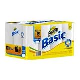 Bounty Basic Select-a-Size Paper Towels, 11 x 6, White, 103 Sheets/Roll, 12 Rolls/Pack