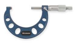Westward 4KU92 Micrometer, 2-3 In, 0.001, Ratchet
