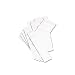 Blank Inserts for Hanging File Folders 1/5 Tab