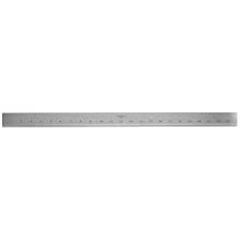 Starrett 387-24 Steel Straight Edge With Bevel And Graduated Edge, 24" Length, 1-13/32" Width, 11/64" Thickness