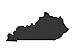 Pack of 4 Kentucky State Stencils Made from 4 Ply Mat Board 11x14, 8x10, 5x7 and 4x6