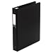 Wilson Jones Heavy Duty Hanging DublLock Round Ring Vinyl Binder, 1 Inch Capacity, Letter Size, Black (W364-14NBA)