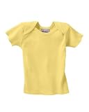 Infant Lapped-Shoulder T-shirt, Color: Daffodil yellow, Size: 24 Months