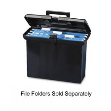 Quality Product By Esselte Pendaflex Corporation - Portable File Box 14Wx7-1/4Dx11H Black