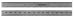 Westward 2YNG8 Steel Rule, Flexible, 6 In, 10/50/0.5/1mm