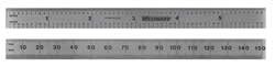 Westward 2YNG8 Steel Rule, Flexible, 6 In, 10/50/0.5/1mm
