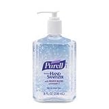 Purell Hand Sanitizer with Vitamin E 8 oz. with pump.