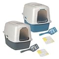 Petmate Deluxe Jumbo Hooded Litter Pan Set with Filter