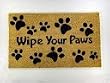 Kempf Wipe Your Paws Coco Doormat, Rubber Backed, 18 by 30 by 0.5-Inch