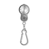 Dakota Watches E-Lite, Silver Sunray Dial, Silver Alloy Case, LED Light