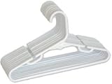 Childrens White Hangers - Set of 10