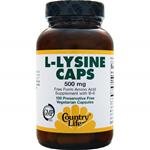 L-Lysine Caps (500mg) 100 vcaps