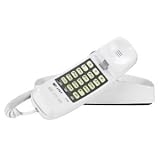 AT&T 210 Corded Phone, White, 1 Handset