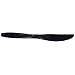 Elara BPS221-B Icon Heavy Weight Polystyrene Disposable Knife, Black (Case of 1000)