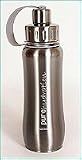 Pure Hydration Stainless Steel Insulated Water Bottle & Handle 17oz Silver