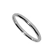 10 KT White Gold 2 MM Comfort Fit Wedding 10K Band Ring