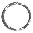 Hawaii Hibiscus Floral Print Steering Wheel Cover - Gray