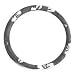 Hawaii Hibiscus Floral Print Steering Wheel Cover - Gray