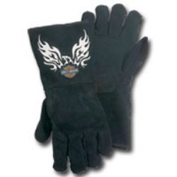 Harley Davidson Flaming Eagle Welders Glove - Extra Large