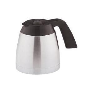 Capresso 10-Cup Stainless Steel Thermal Carafe with Lid for MT600 Coffee Maker by Capresso