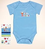 5 Pack - Pure Cotton Little Monster Bodysuits