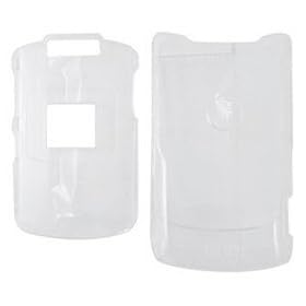 Clear Transparent Protective Hard Case for Motorola RAZR V3xx Cell Phone