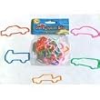 Shaped Rubber Bands Bracelets 12Pack Cars
